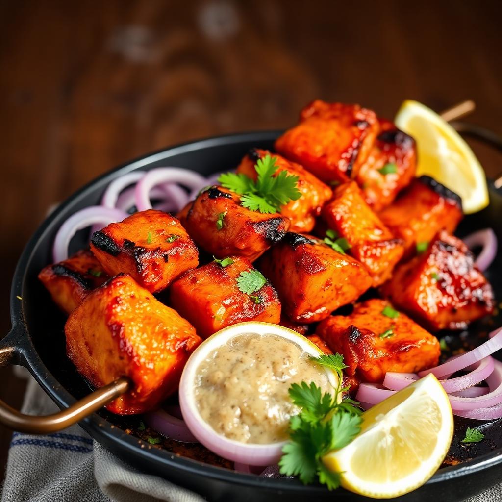 Chicken Tikka Kebab from the non-veg kitchen at Peppino's Dosa, Waltham MA